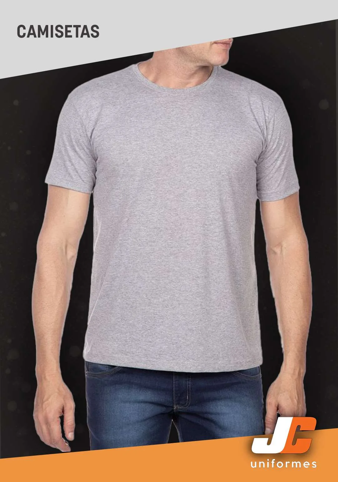 Camiseta masculina — Modelagem clássica